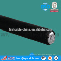 low voltage twisted abc cable/overhead cable clamp/PVC Insulated ABC Cable